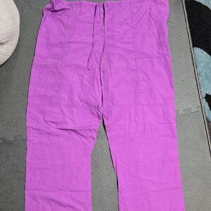 Scrubstar Purple Joggers Relaxed Fit Sweatpants